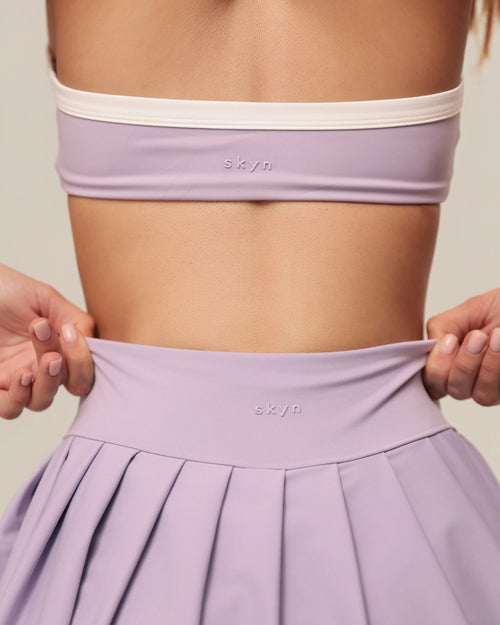 SKYN Ace Pleated Skirt | Lilac Mist