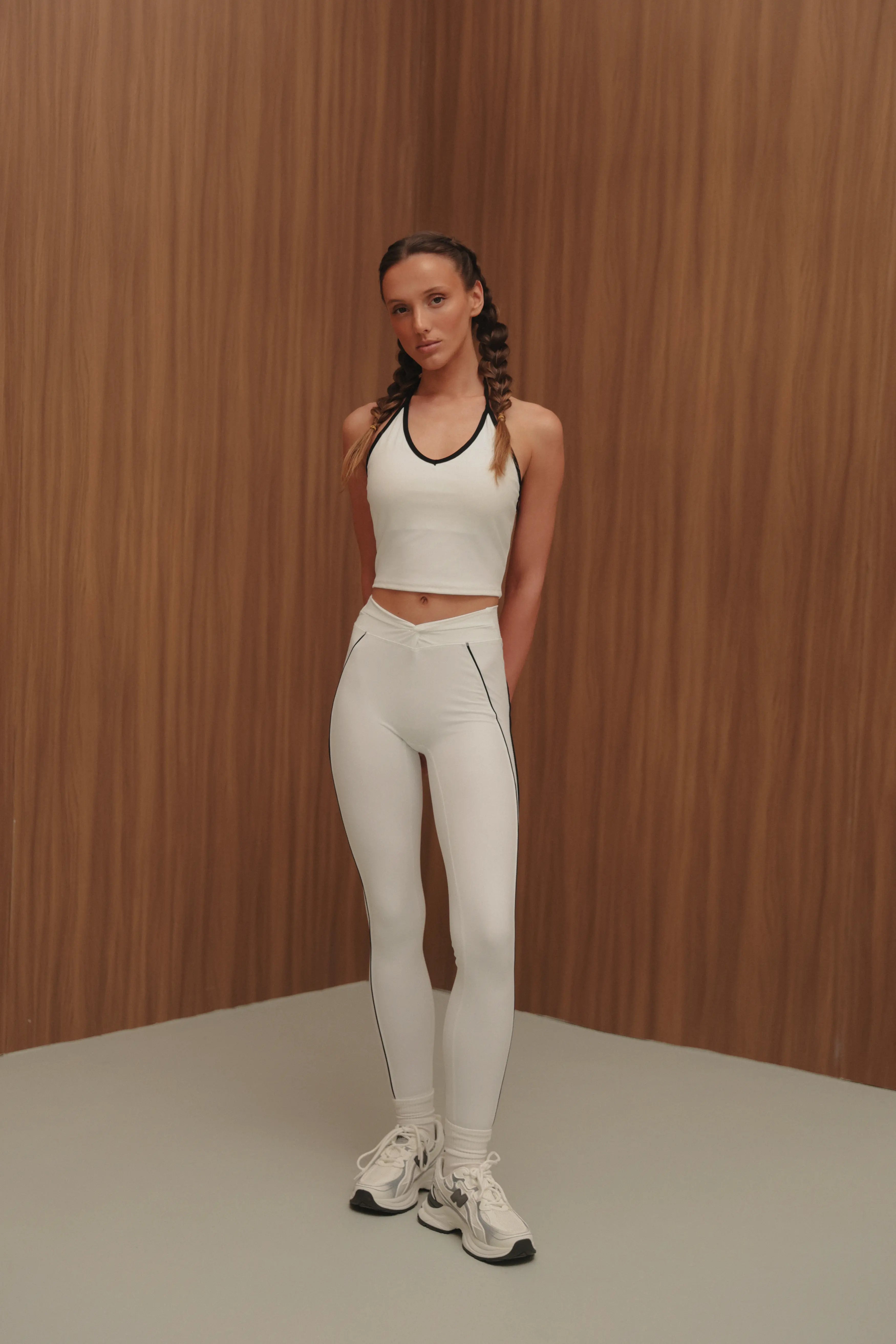 SKYN Contour Leggings | Cloud White