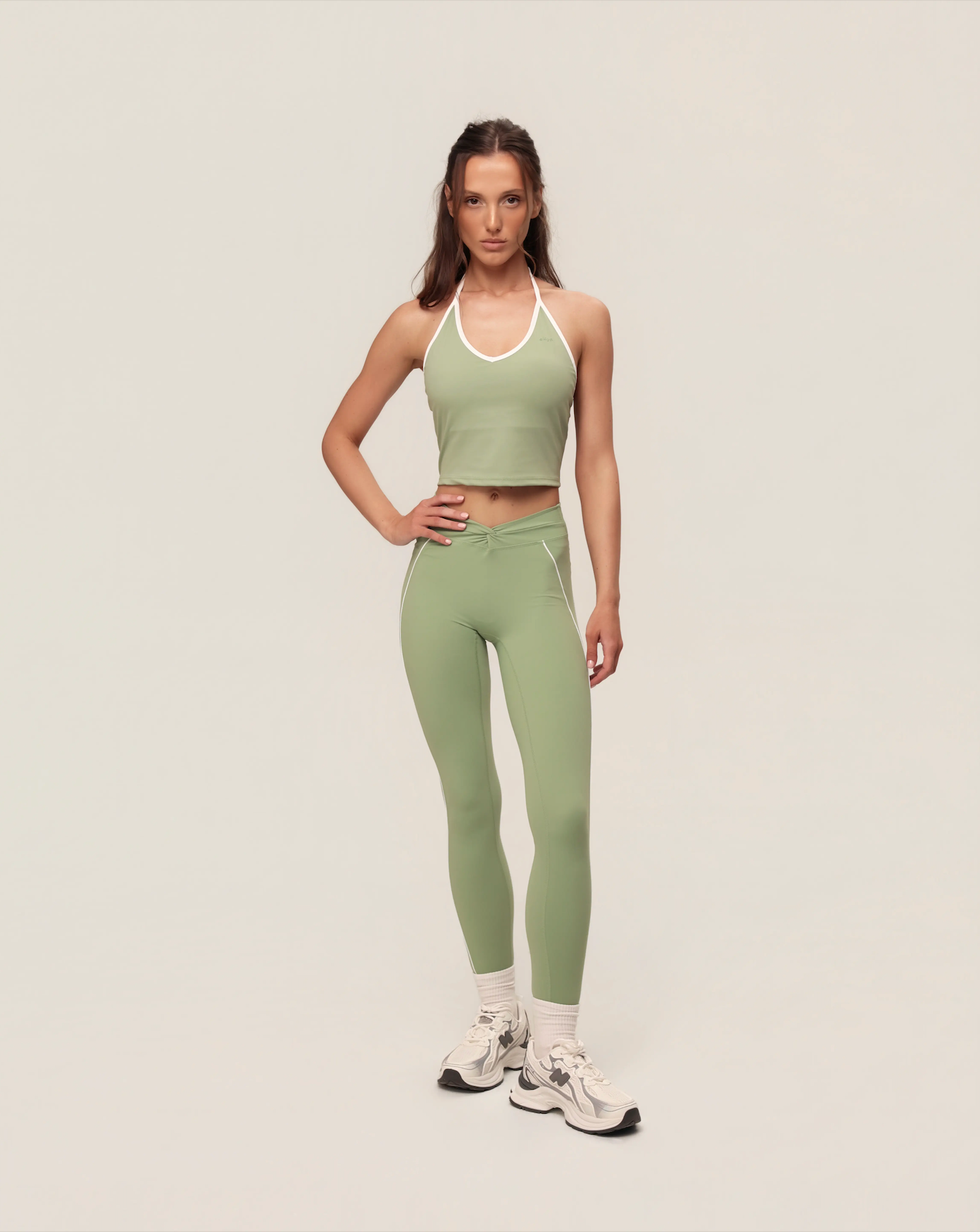 SKYN Contour Leggings | Sage Green