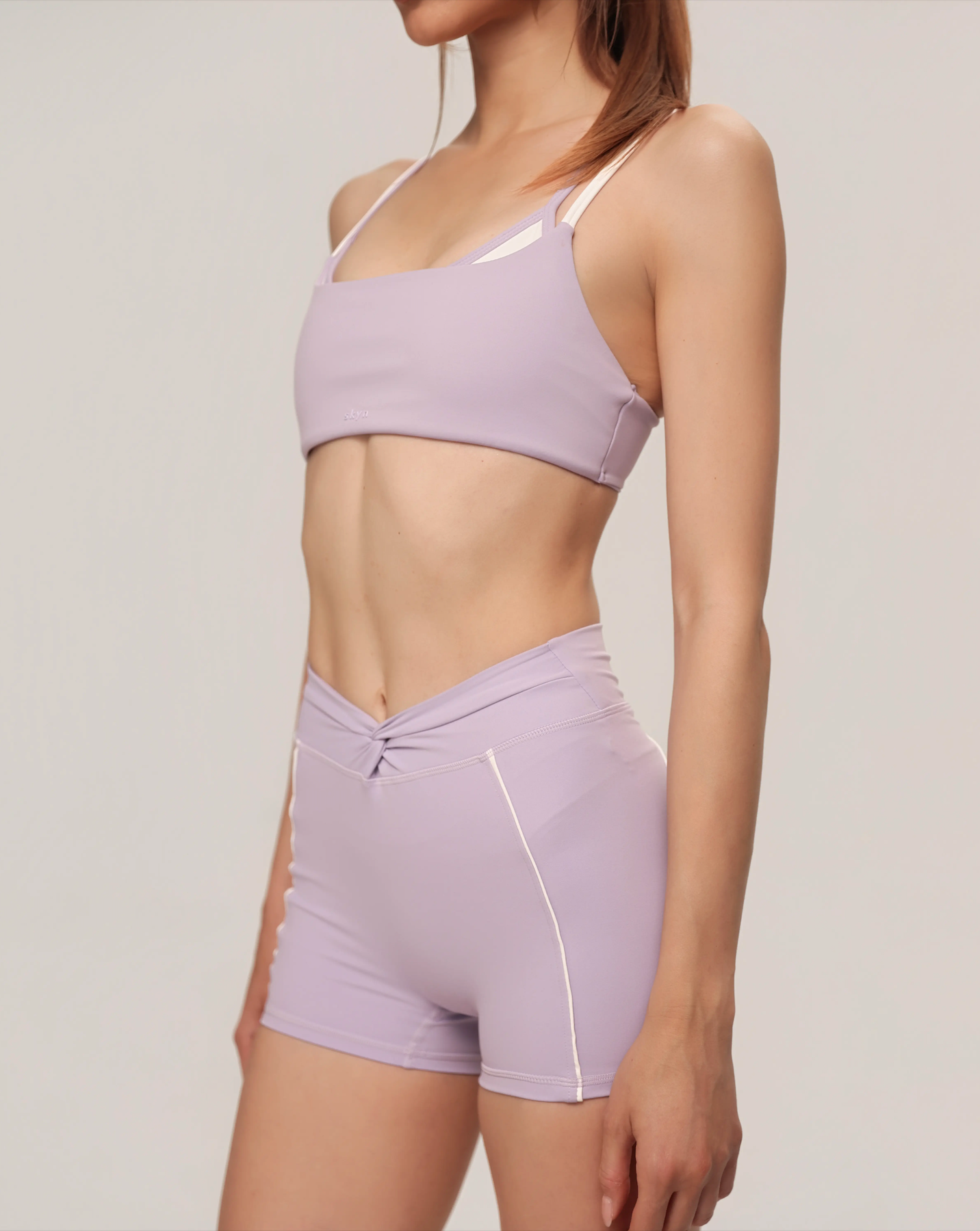 SKYN Sculpt V Shorts | Lilac Mist